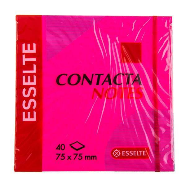 کاغذ یادداشت چسب دار ایسلتی کانتکتا - 75 در 75 میلیمتر - 40 برگی، Esselte Contacta Notes - 75 x 75 mm