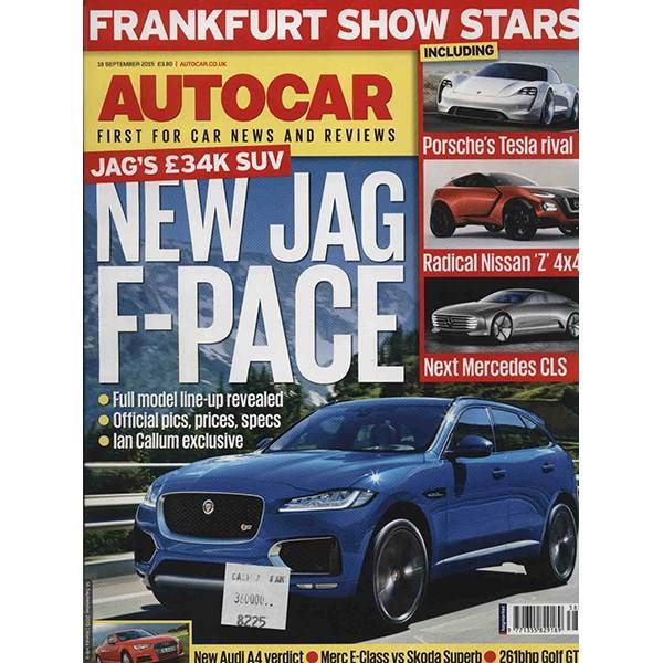 مجله اتوکار - شانزدهم سپتامبر 2015، Autocar Magazine - 16 September 2015