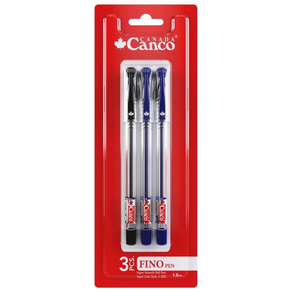 خودکار کنکو مدل Fino بسته 3 عددی، Canco Fino Pen Pack of 3