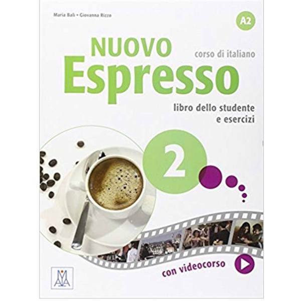 کتاب آموزش زبان ایتالیایی Nuovo Espresso Italian Edition Libro Studente A2 DVD اثر مولفان نشر پندارقلم، Nuovo Espresso Italian Edition Libro Studente A2 DVD