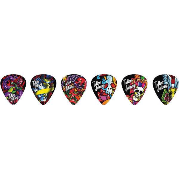 پیک گیتار الکتریک کلایتون مدل Snakes بسته‌ دوازده عددی، Clayton Snakes Guitar Picks 12 Pack