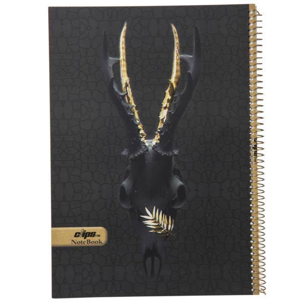 دفتر مشق کلیپس طرح گوزن، Clips Deer Design Homework Notebook