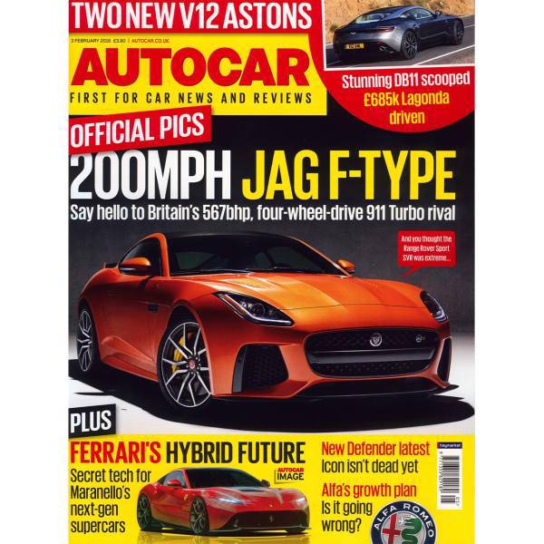 مجله اتوکار - سوم فوریه 2016، Autocar Magazine - 3 February 2016