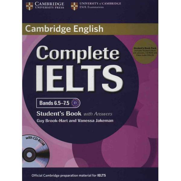 کتاب زبان Complete IELTS Bands 6.5 -7.5 Students Book and Workbook اثر گای بروک هارت - دو جلدی، Complete IELTS Bands 6.5-7.5 Students Book and Workbook