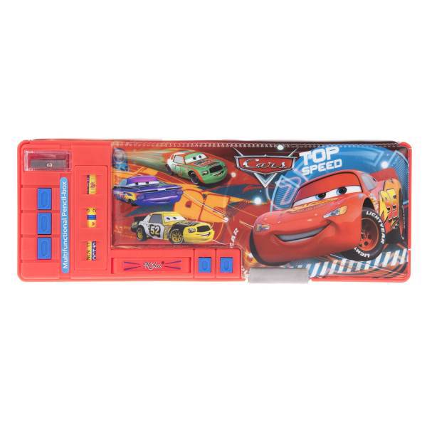 جامدادی مکانیکی مدل Cars - با تقویم، Cars Mechanical Pencil Case - with Calandar