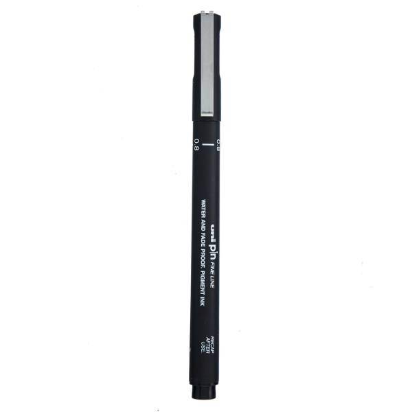 راپید یونی بال مدل Pin 200 قطر نوشتاری 0.8 میلی متر، Uniball Pin Technical Pen Line Width 0.8 mm