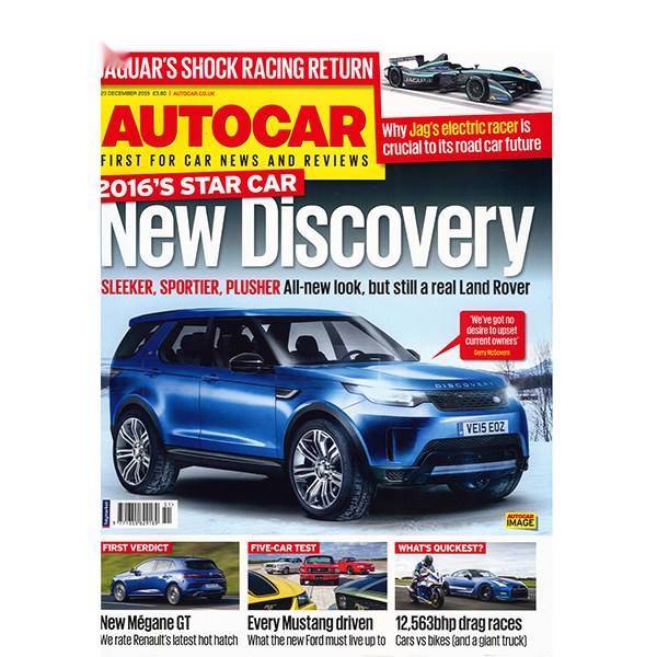 مجله اتوکار - بیست و سوم دسامبر 2015، Autocar Magazine - 23 Decemer 2015