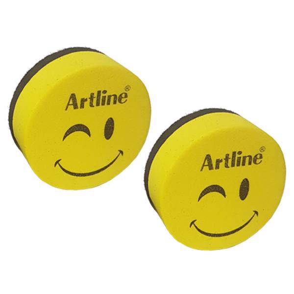 تخته پاک کن وایت برد مغناطیسی آرت لاین مدل چشمک- بسته دوعددی، Artline Magnetic Eraser - 2 Pcs