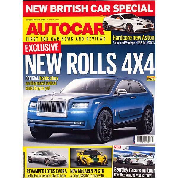 مجله اتوکار - هجدهم فوریه 2015، Autocar Magazine - 18 February 2015