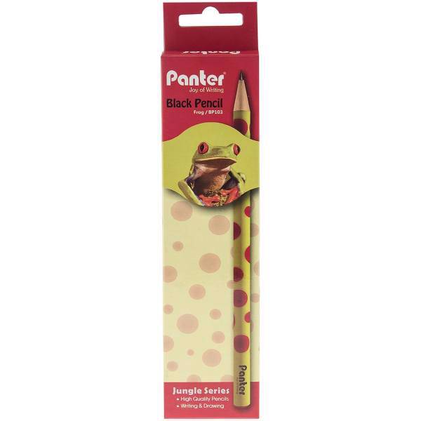 مداد مشکی پنتر مدل Frog - بسته 12 عددی، Panter Frog Black Pencil - Pack of 12