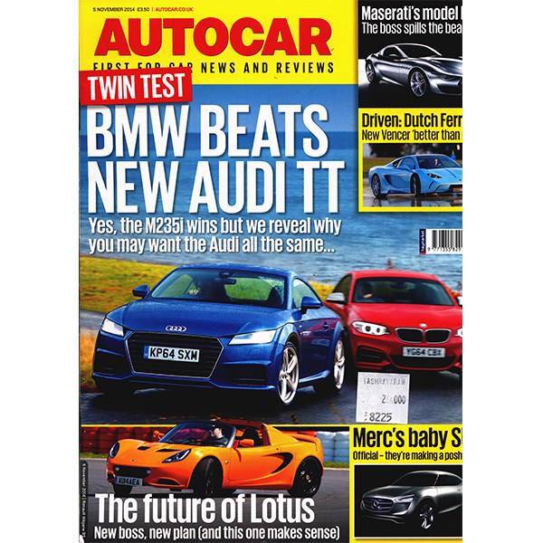 مجله اتوکار - پنجم نوامبر 2014، Autocar Magazine - 5 November 2014