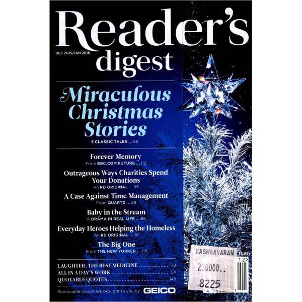 مجله ریدرز دایجست - ژانویه 2016، Readers Digest Magazine - January 2016