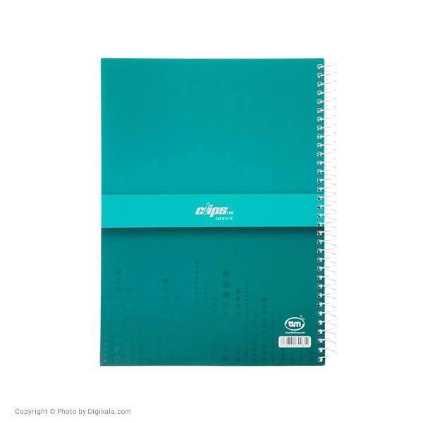 دفتر مشق کلیپس طرح نقطه 120 برگ، Clips Dots Design 120 Sheets Homework Notebook