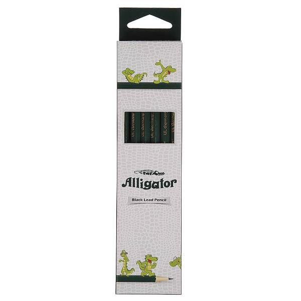 مداد مشکی الیگیتور بسته 12 عددی، Alligator Black Pencil Pack of 12