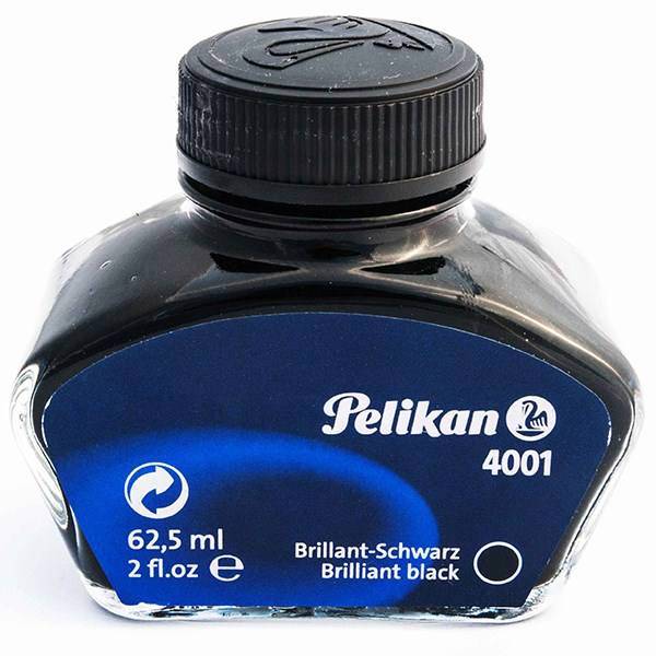 جوهر خودنویس پلیکان مدل 4001 حجم 62.5 میلی لیتر، Pelikan 4001 Fountain Pen Ink 62.5ml