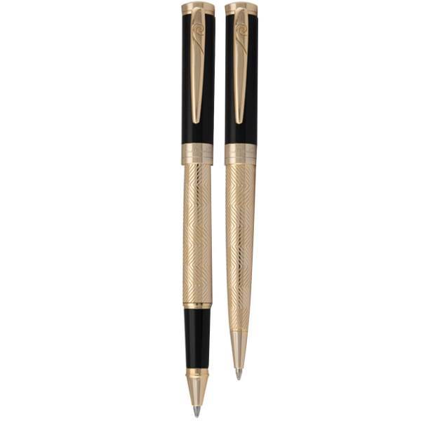 ست خودکار و روان نویس پیر کاردین مدل Marshal، Pierre Cardin Marshal Ballpoint Pen and Rollerball Pen Set