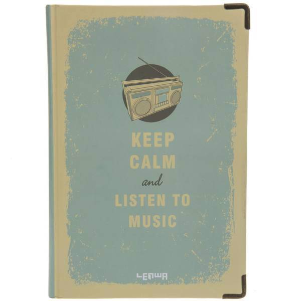 دفتر یادداشت ونوشه طرح Keep Calm and Listen to Music، Vanosheh Keep Calm and Listen to Music 96 Sheets Notebook