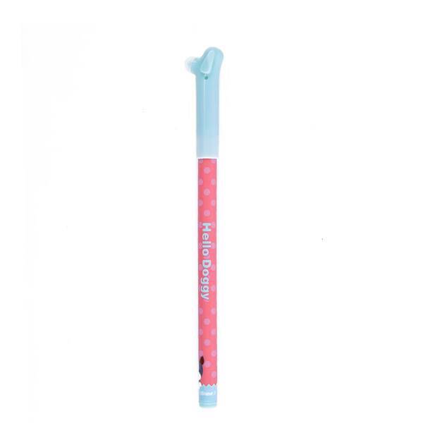 روان نویس پاک کن دار مدل Hello Doggy Pink، erasable gel pen