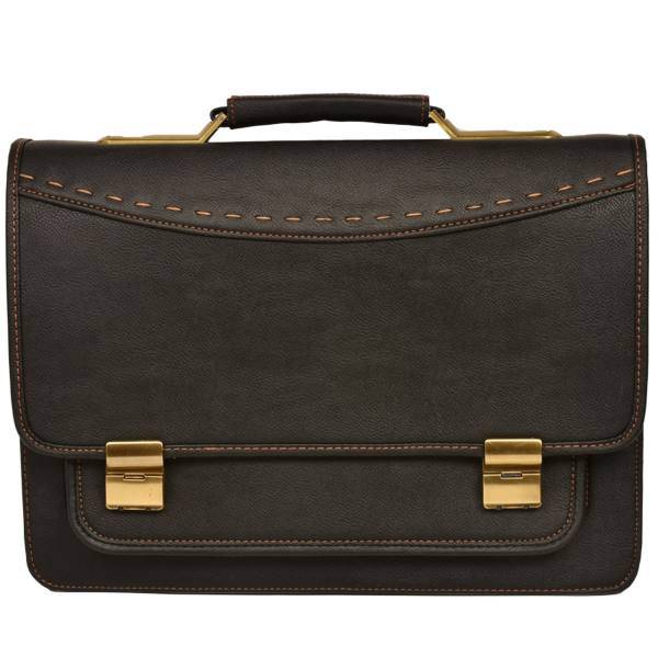 کیف اداری چرم صنعتی پارینه مدل P167، Parine P167 Leather Briefcase