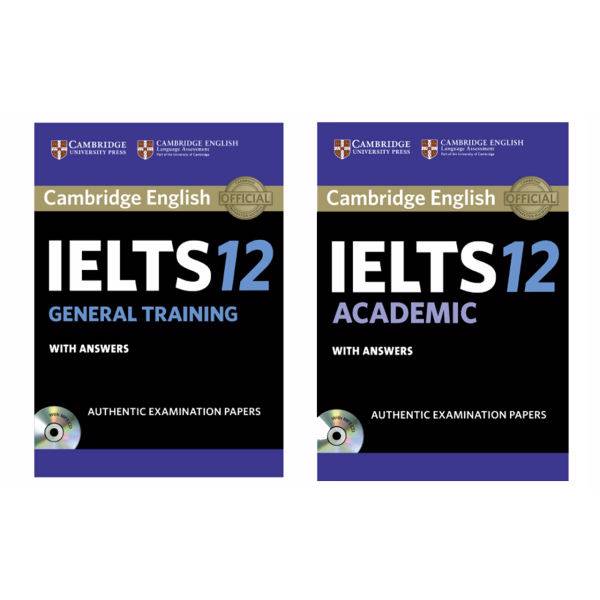 کتاب زبان دو جلدی IELTS Cambridge 12 Academic / IELTS Cambridge 12 General نشر پندارقلم، IELTS Cambridge 12 Academic / IELTS Cambridge 12 General