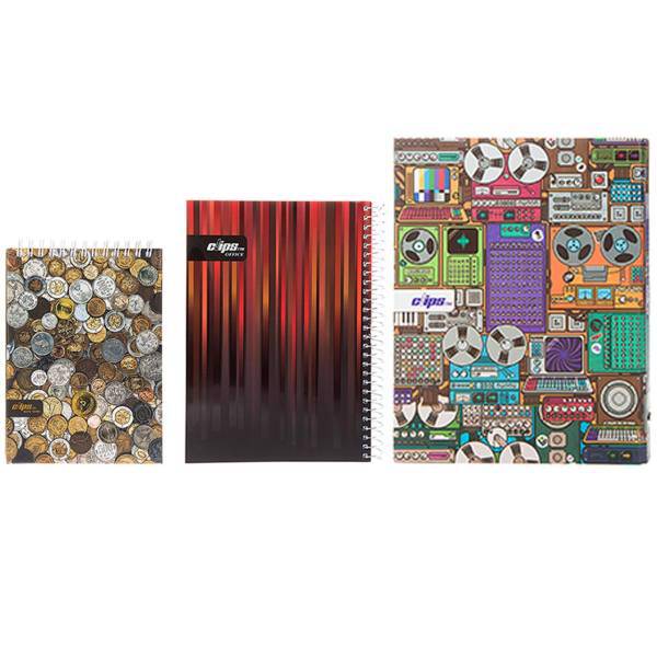 ست دفتر کلیپس طرح 4، Clips Notebook Set Design 4