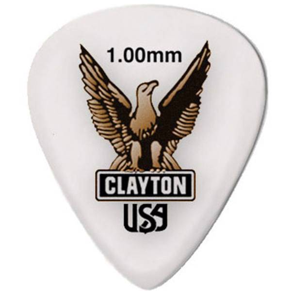 پیک گیتار الکتریک کلایتون مدل Acetal 1 mm، Clayton Acetal 1.00 mm Guitar Picks