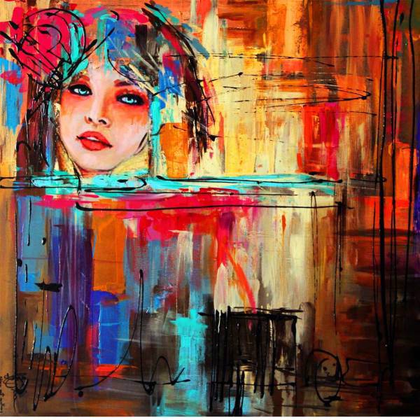 تابلو نقاشی گالری روجا کد R008