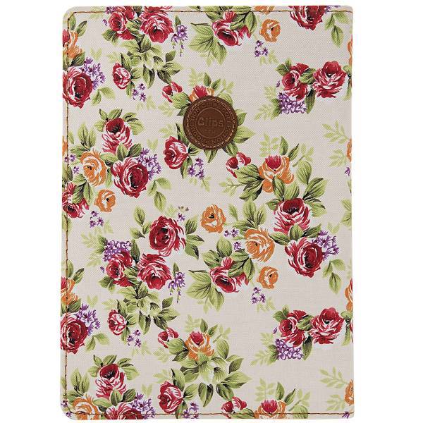 دفتر یادداشت کلیپس طرح گل 1، Clips Flower Design 1 Notebook