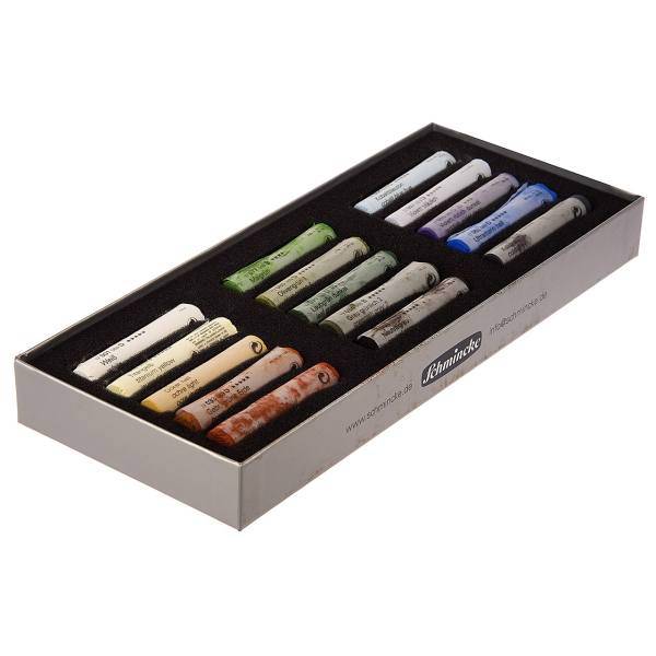 پاستل گچی 15 رنگ اشمینک کد 77315، Schmincke 77315 15 Color Chalk Pastel