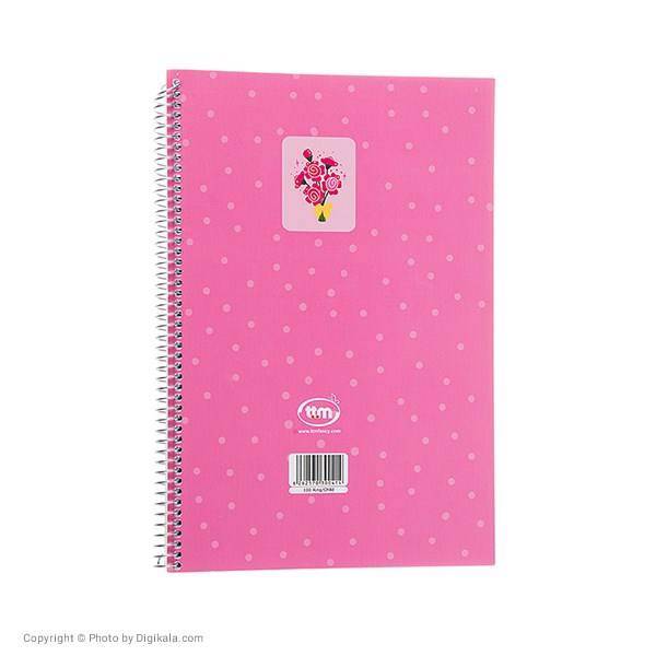 دفتر 100 برگ کلیپس طرح قصر جلد شومیز، Clips 100 Sheets Ring Cover Castle Design Notebook