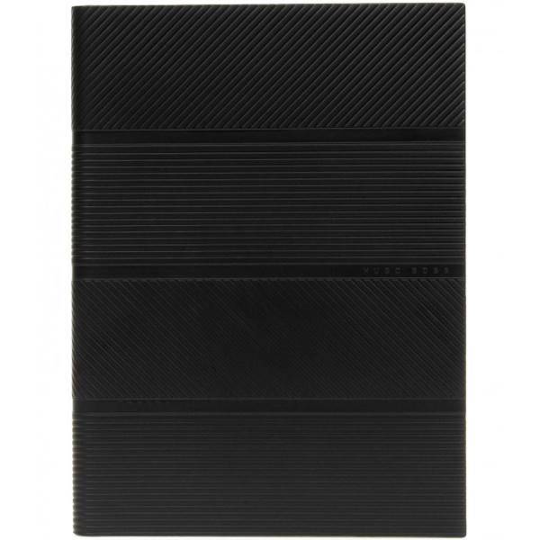 دفتر یادداشت هوگو باس مدل Trilogy Black، Hugo Boss Trilogy Black Notebook