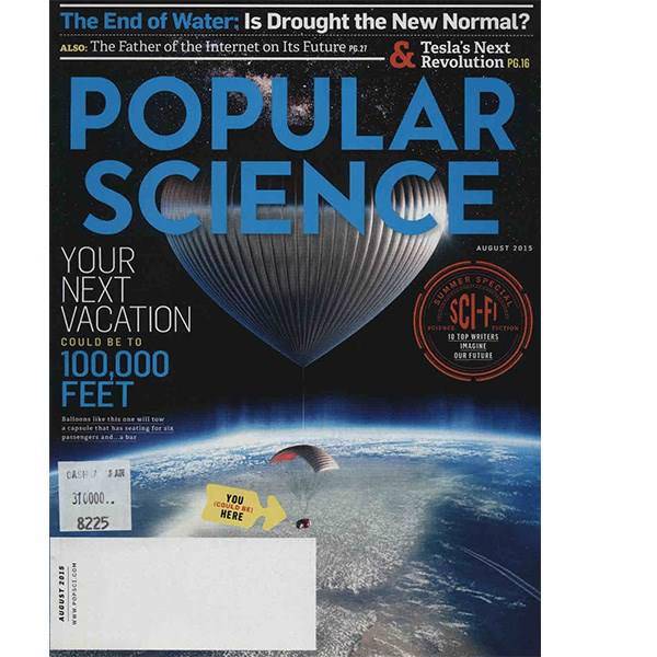 مجله پاپیولار ساینس - آگوست 2015، Popular Science Magazine - August 2015