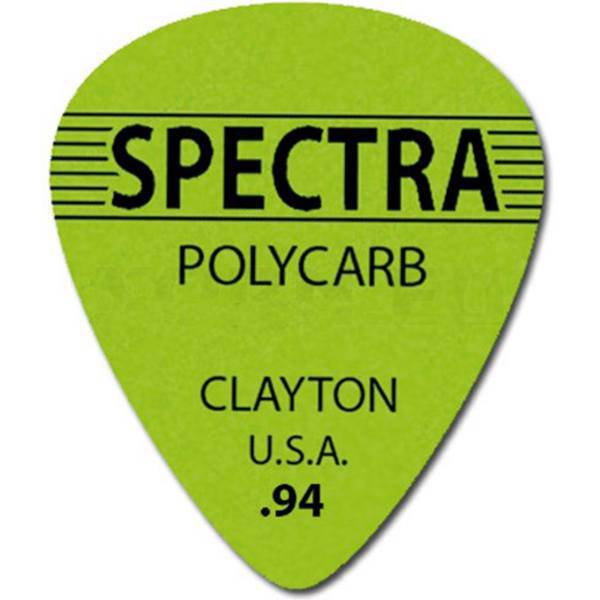 پیک گیتار الکتریک کلایتون مدل 0.94 میلی‌متری Spectra بسته‌ دوازده عددی، Clayton Spectra 0.94 mm Guitar Picks 12 Pack