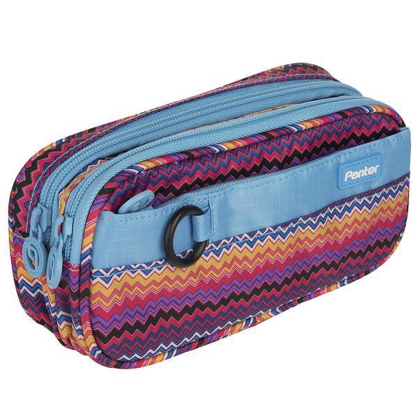 جامدادی پنتر طرح زیگزاگ، Panter Zigzag Design Pencil Case