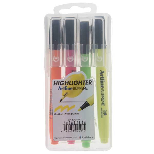 ماژیک 4 رنگ علامت گذار آرت لاین کد 600، Artline 600 4 Colour Highlighter