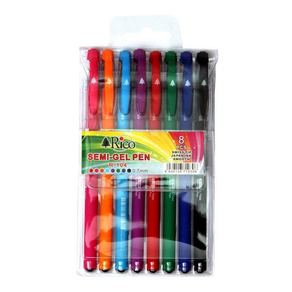 خودکار ریکو کد MT06 بسته 8 عددی، MT06 Rico Pen Pack of 8