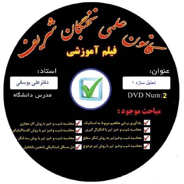 آموزش تصویری تحلیل سازه 1 نشر کانون علمی نخبگان شریف، Structure Analysis 1