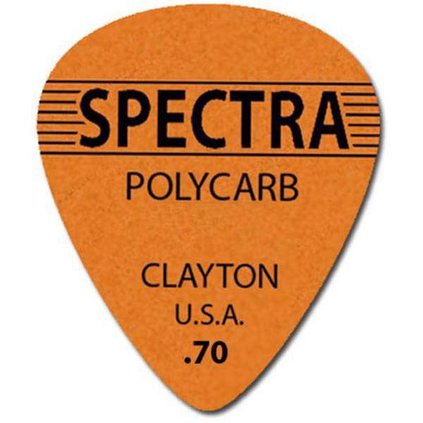 پیک گیتار الکتریک کلایتون مدل 0.70 میلی‌متری Spectra بسته‌ دوازده عددی، Clayton Spectra 0.70 mm Guitar Picks 12 Pack