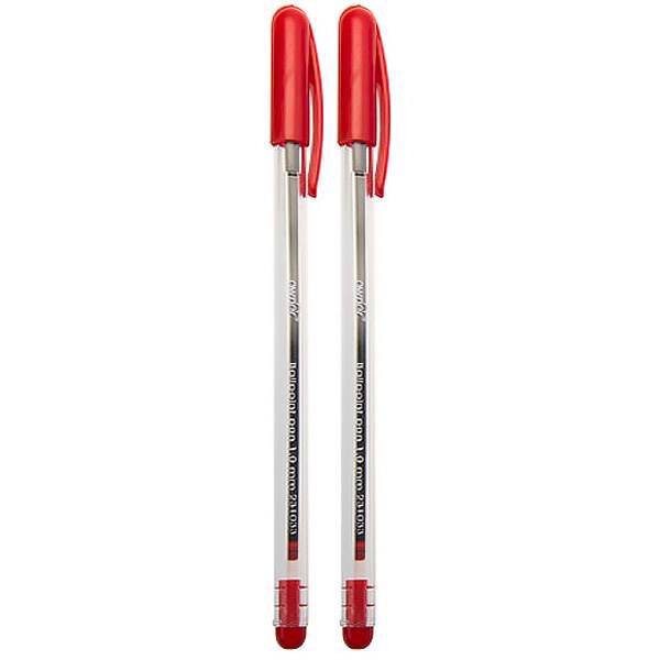 خودکار اونر با نوک 1.0 قرمز - بسته 2 عددی، Owner Ballpoint 1.0 Red Pen - Pack of 2