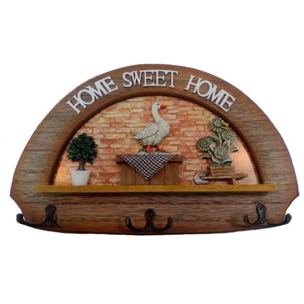 جاکلیدی خانه سفید مدل مرغابی طرح سه بعدی، White House Model Duck Key Holder Three Dimensional Design