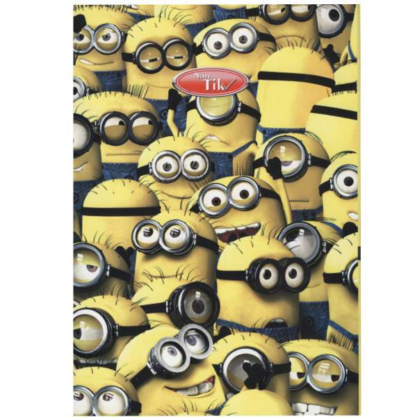 دفتر مشق کلیپس طرح مینیون 2، Clips Minions Design 2 Homework Notebook