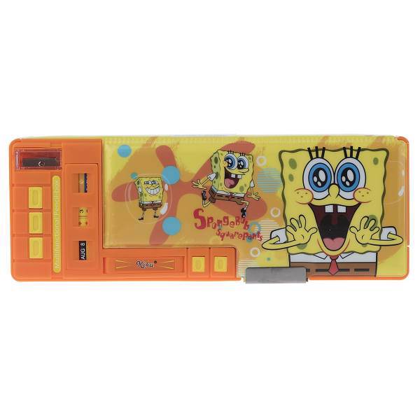 جامدادی مکانیکی مدل Sponge Bob - با تقویم، Sponge Bob Mechanical Pencil Case - with Calandar