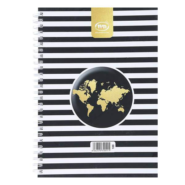دفتر مشق کلیپس طرح نقشه، Clips Map Design Homework Notebook