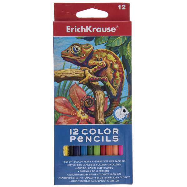 مداد رنگی 12 رنگ اریک کراوزه مدل EK32479، ErichKrause EK32479 12 Color Pencils