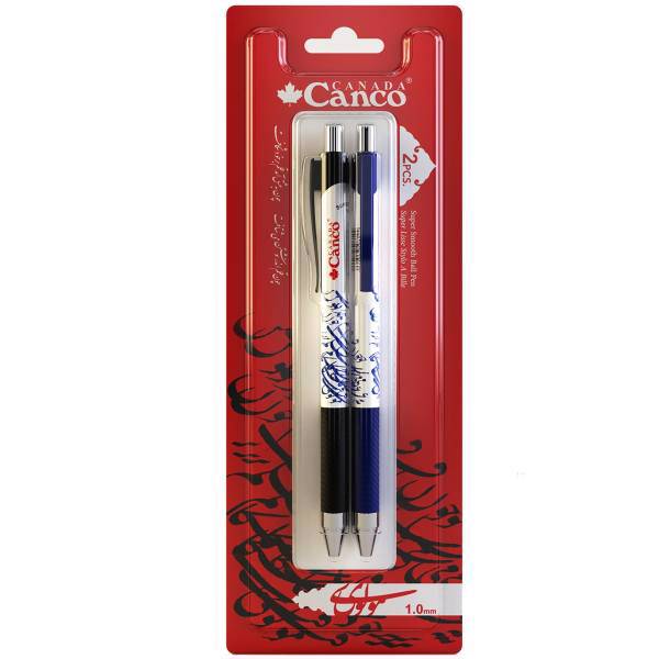 خودکار کنکو مدل Molavi بسته 2 عددی، Canco Molavi Pen Pack of 2