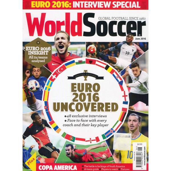 مجله ورد ساکر - ژوئن 2016، World Soccer Magazine - June 2016