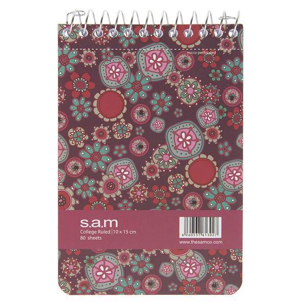 دفتر یادداشت سم طرح گل 1، Sam Flower Design 1 Notebook