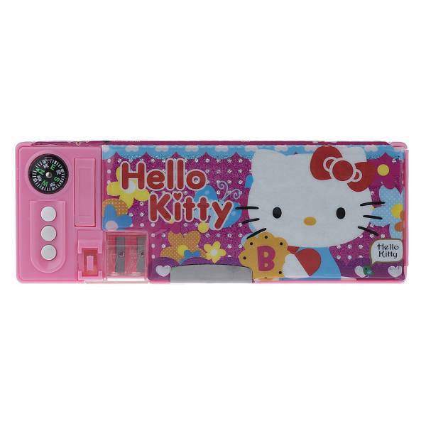 جامدادی مکانیکی مدل Hello Kitty - با قطب نما، Hello Kitty Mechanical Pencil Case - with Compass