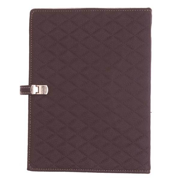 دفتر کلاسوری دوکادفتر طرح چرم مدل 2004-607، DokaDaftar Leather 607-2004 Binder Notebook