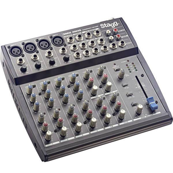 میکسر استگ مدل SMIX 4M4S، STAGG SMIX 4M4S Multi-Channel Stereo Mixer